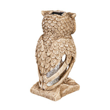Load image into Gallery viewer, Solar Bug Zapper Garden Statue, Owl, 10in