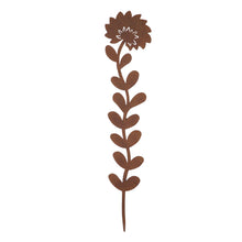 Load image into Gallery viewer, Rust Coloured Wildflower Garden Stake, 36in