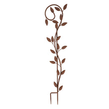 Load image into Gallery viewer, Rust Coloured Wildflower Garden Stake, 36in