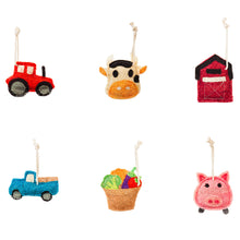 Load image into Gallery viewer, Reuseit Scrubber, Farm Icons, 6 Assorted