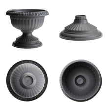 Load image into Gallery viewer, Planter, 18in, Grecian Urn, Charcoal