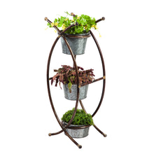 Load image into Gallery viewer, 3-Tier Metal Pot Planter with Stand
