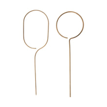 Load image into Gallery viewer, Antique Brass Finish Iron Geometric Trellis, 30in