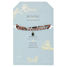 Load image into Gallery viewer, Teardrop Stone Wrap Bracelet, Rhodonite & Pyrite