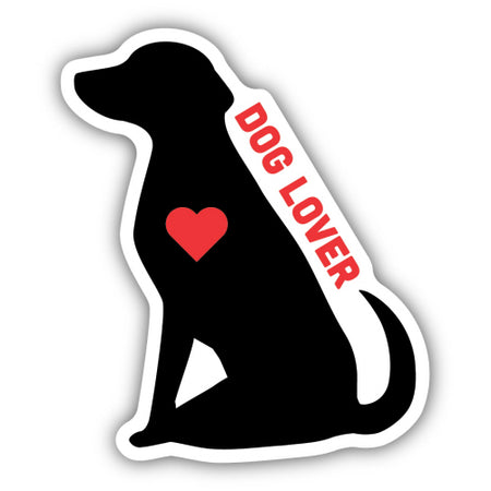 Dog Lover Sticker, 3in
