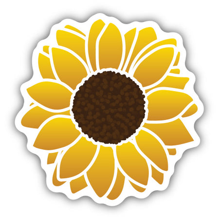 Sunflower Sticker, 3in