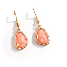 Load image into Gallery viewer, Stone Pendant Drop Earrings, 4 Styles