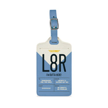 Load image into Gallery viewer, L8R Wander Ware Luggage Tag
