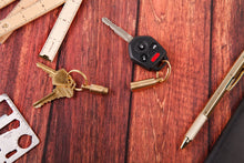 Load image into Gallery viewer, Everyday Carry Brass Keychain, 3 Styles