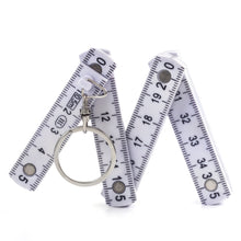 Load image into Gallery viewer, Mini Folding Ruler Keychain, 3 Styles