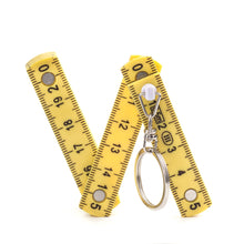 Load image into Gallery viewer, Mini Folding Ruler Keychain, 3 Styles