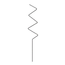 Load image into Gallery viewer, Black Finish Mini Metal Wire Trellis, 21.5in