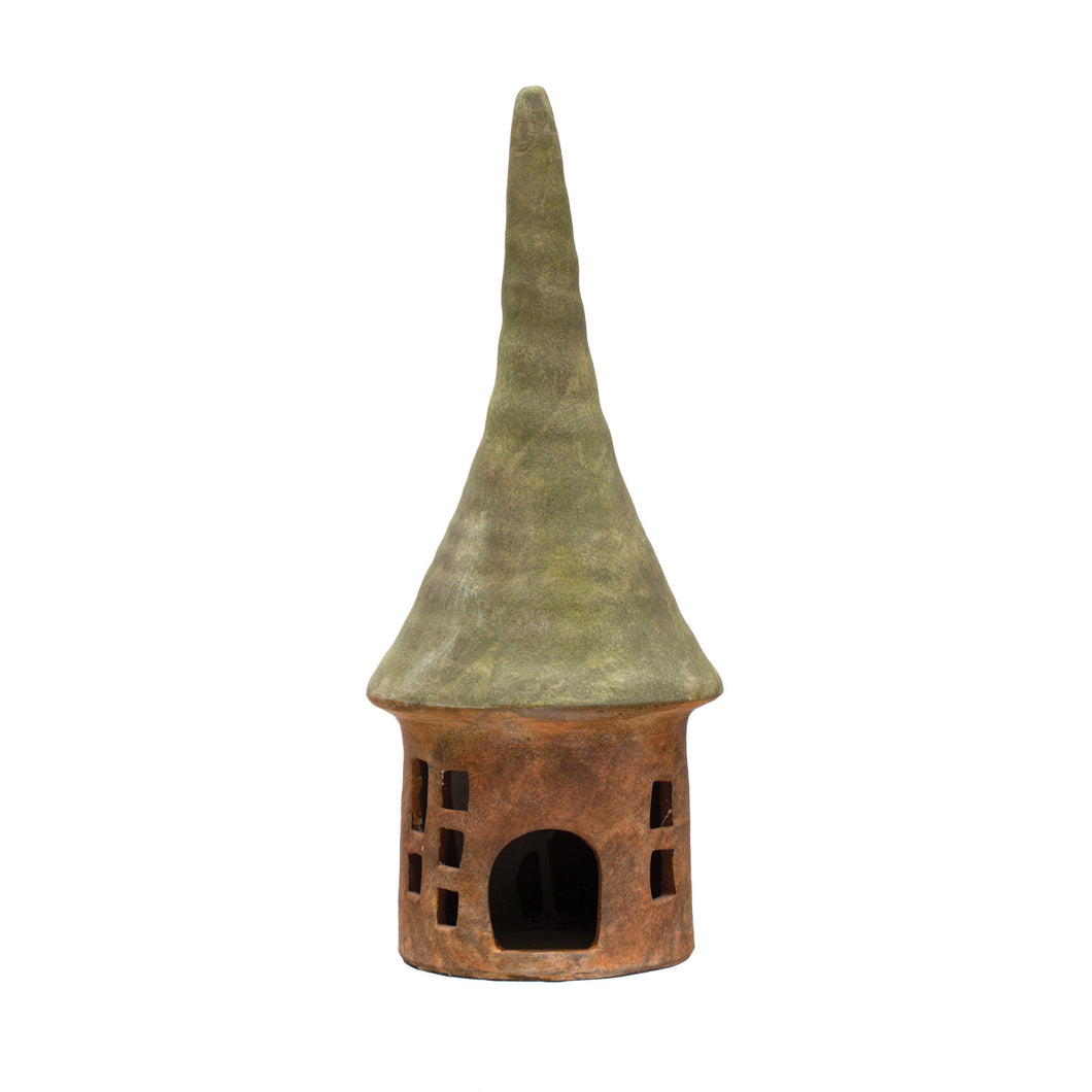 Terracotta Toad House, 18.25in