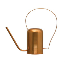 Load image into Gallery viewer, Metal Watering Can, Copper Finish, 3.5qt
