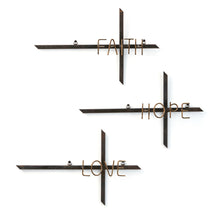 Load image into Gallery viewer, Metal Cross Wall Decor with Sentiment, 3 Styles