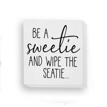 Load image into Gallery viewer, Wood Block Bathroom Decor, 8in, 6 Styles