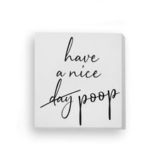 Load image into Gallery viewer, Wood Block Bathroom Decor, 8in, 6 Styles