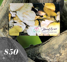 Load image into Gallery viewer, Physical Gift Card, $50.00 - Floral Acres Greenhouse & Garden Centre