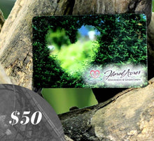 Load image into Gallery viewer, Physical Gift Card, $50.00 - Floral Acres Greenhouse &amp; Garden Centre
