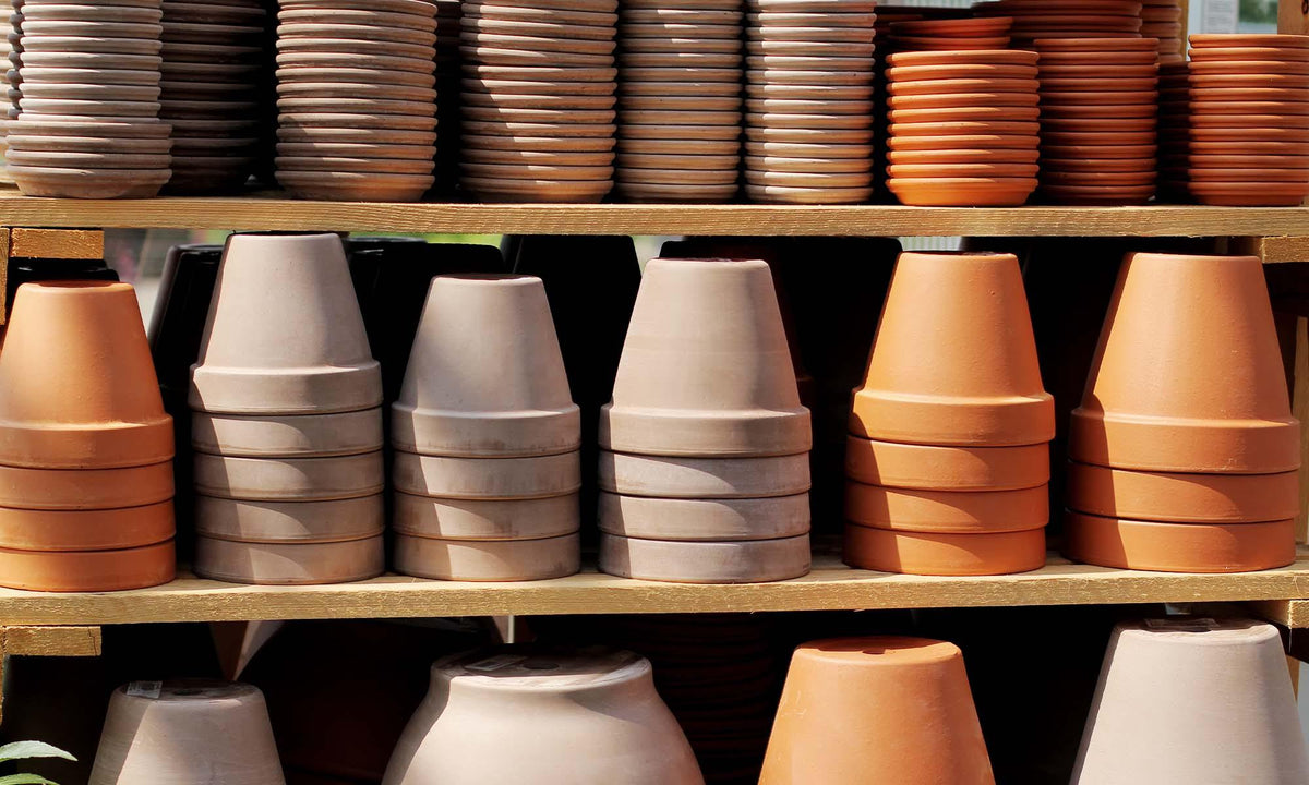 Terracotta Pots & Saucers - Floral Acres Greenhouse & Garden Centre