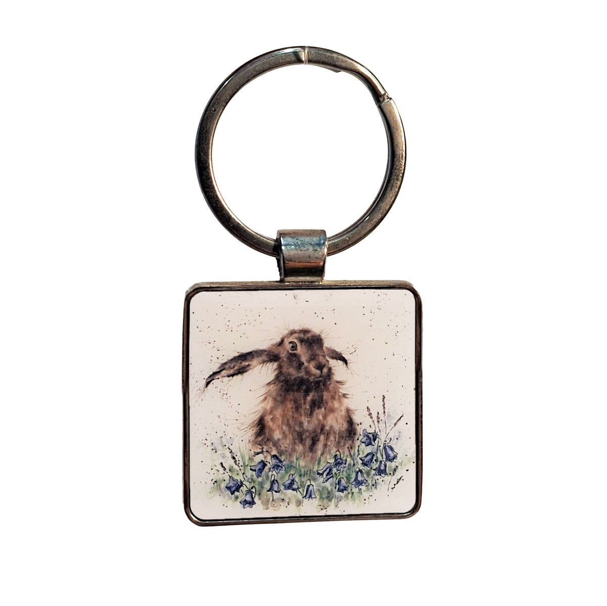 Keychain, Bunny, 'Flowers'