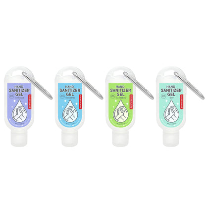 Hand Sanitizer Carabiner, 45mL, 75% Alcohol