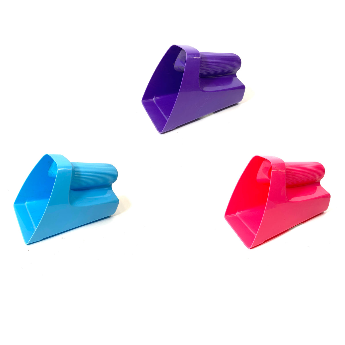 Stackable Plastic Scoops, Asst. Colour