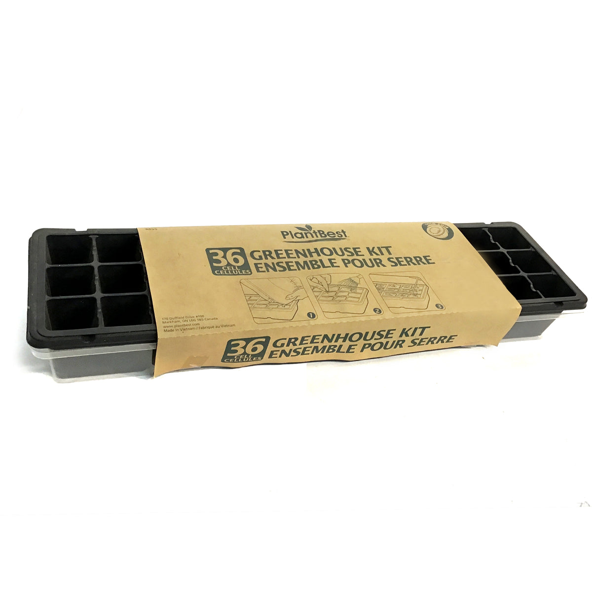 PlantBest Plastic Greenhouse Kit, 36 Cell