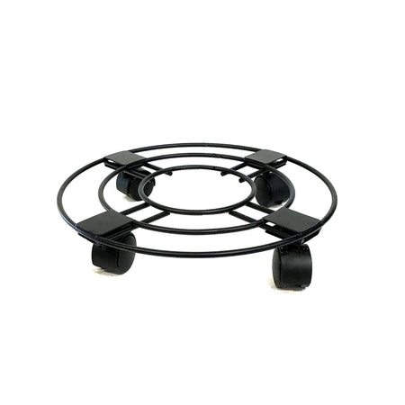 Metal Plant Caddy, 15in, Black