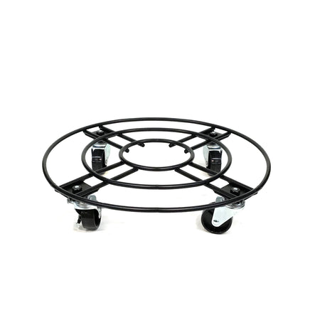 Metal Plant Caddy, 15in, Black, Heavy Duty