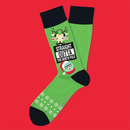 Two Left Feet Unisex Socks, Christmas