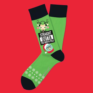 Two Left Feet Unisex Socks, Christmas