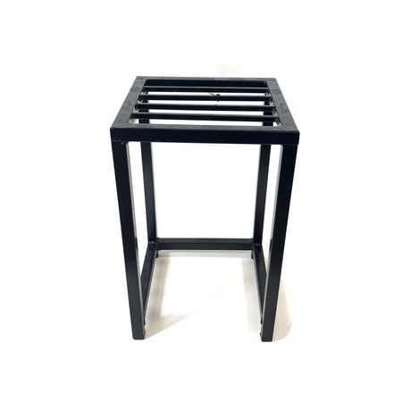 Nesting Square Plant Stand, Metal, Black, 11.75in