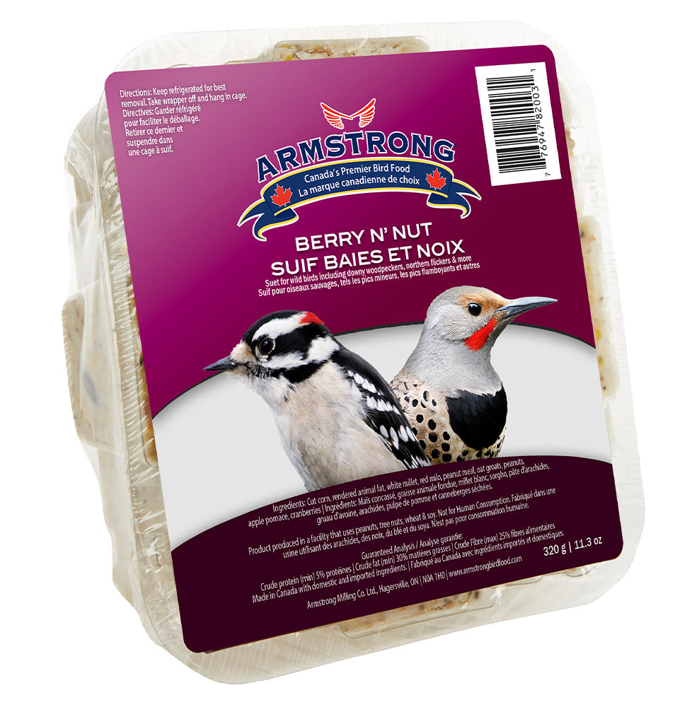 Armstrong Bird Suet, Berry N' Nut, 320g