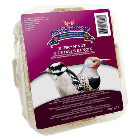 Armstrong Bird Suet, Berry N' Nut, 320g