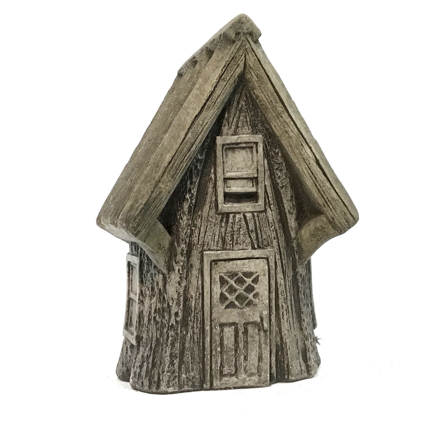 Whispering Woods - Tree Stump Cement Decor, 15.5in