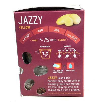 Seed Potato - Jazzy, Earth Apples, 1kg Box