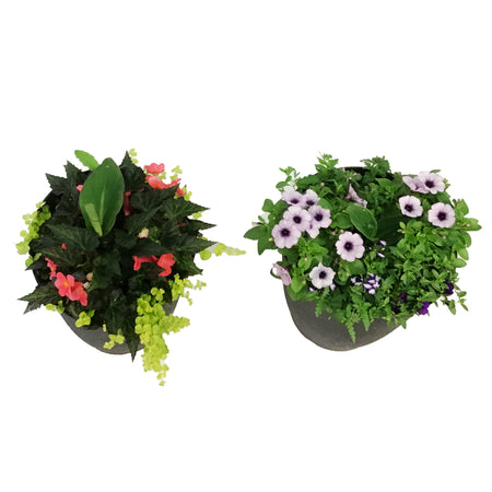 Planter, 14in, Spring Combo, Assorted