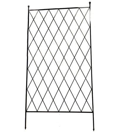 Diamond Trellis, Black, 88in x 48in