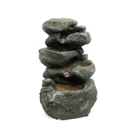 Tabletop 5 Tier Rock Fountain with LED Lights