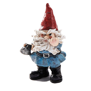 Polystone Cheeky Gnome Statue, 7.25in, 4 Styles