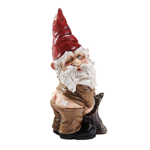 Polystone Cheeky Gnome Statue, 7.25in, 4 Styles