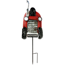 Load image into Gallery viewer, Solar Vintage Car/Tractor Garden Stake, 2 Styles
