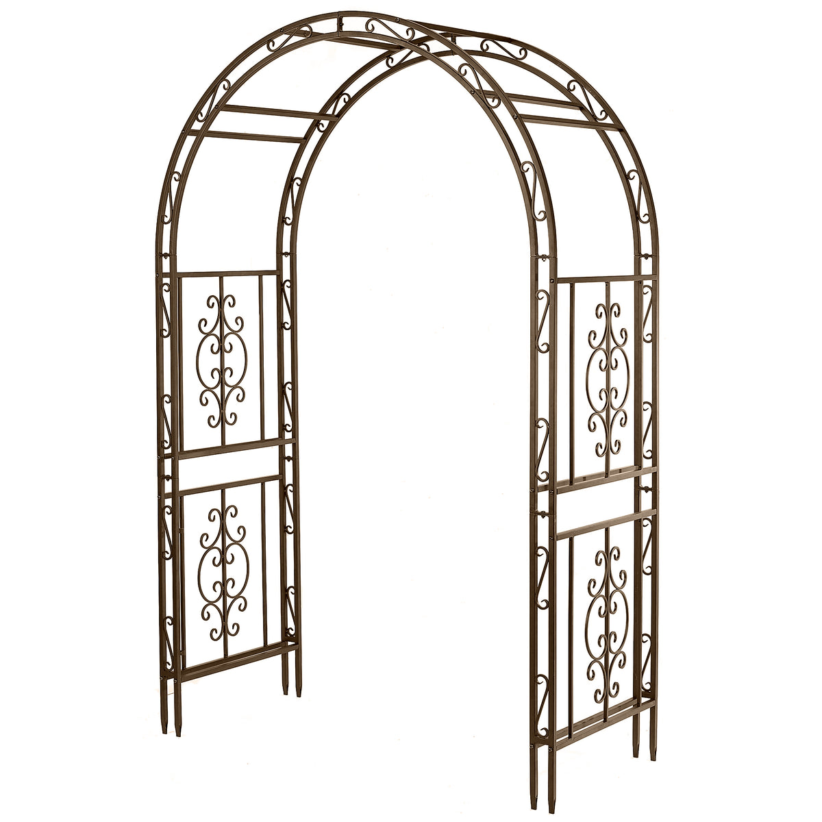 Montebello Scrollwork Iron Garden Arbour