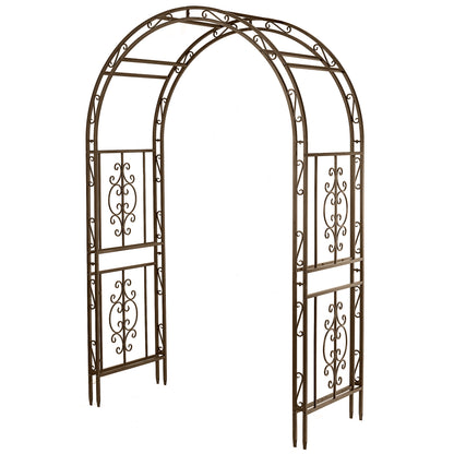 Montebello Scrollwork Iron Garden Arbour