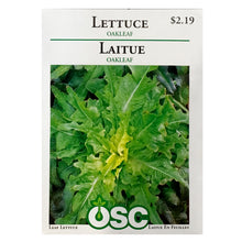 Load image into Gallery viewer, Lettuce - Oakleaf Seeds, OSC
