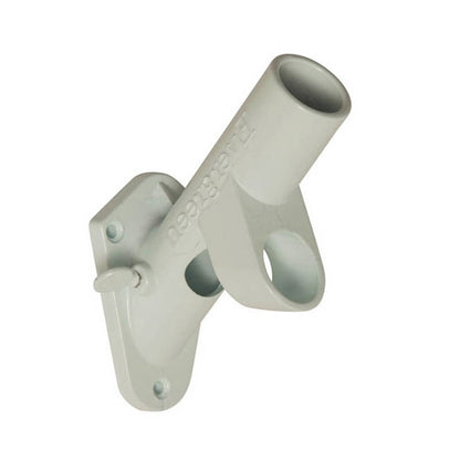 Cast Iron 2-Position Flag Bracket, White