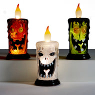 LED Halloween Face Candle, 3 Styles