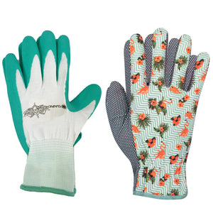 Gardena Women's Garden Gloves, 2 Pack, One Size