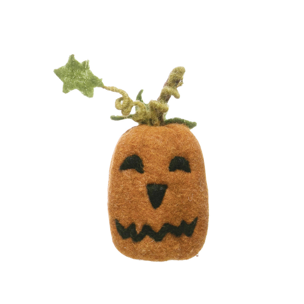 Felt Jack O'Lantern Decor, 5.5in